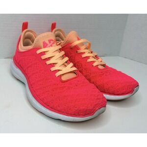 APL TechLoom Phantom Pink Peach Running Shoes Sneakers Womens‎ 8 1220XC